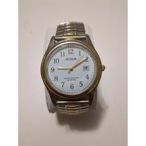 Acqua Men's vintage silver watch - works